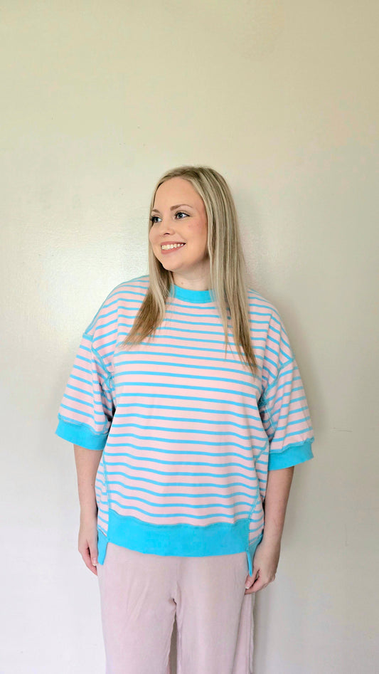 Cotton Candy Striped Top