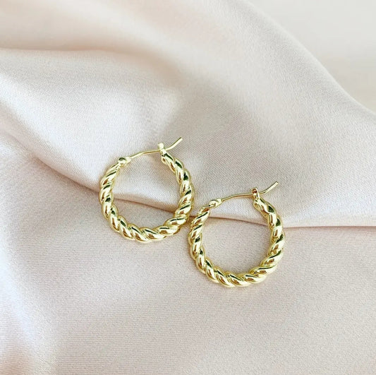 Bailey Braided Hoop Earring