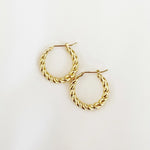 Bailey Braided Hoop Earring