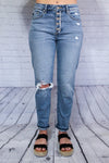 Destiny Kancan Denim Mom Jeans